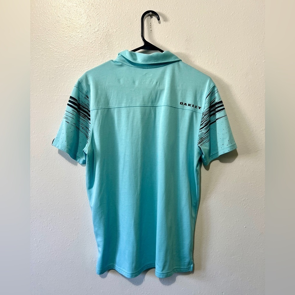 Oakley Men's Azalea Striped Golf Polo Short Sleeve Top - Medium - Picture 6 of 9
